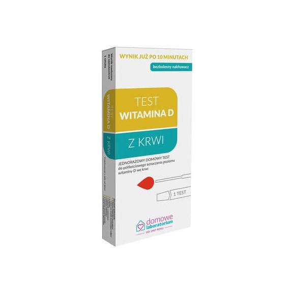 Domowe Laboratorium Test Witamina D, domowy test do półilościowego oznaczania poziomu witaminy D we krwi, 1 szt. - zdjęcie produktu