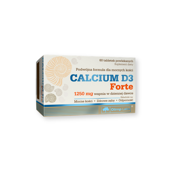 Olimp Calcium D3 Forte, tabletki powlekane, 60 szt. - zdjęcie produktu