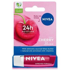 Nivea Cherry Shine, pomadka pielęgnująca do ust, 5,5 ml - zdjęcie produktu