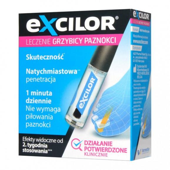 Excilor, leczenie grzybicy paznokci, płyn, 3.3 ml - zdjęcie produktu