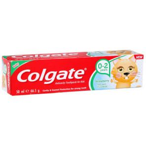 Colgate Baby, pasta do zębów dla dzieci 0-2 lat, Strawberry, 50 ml - zdjęcie produktu