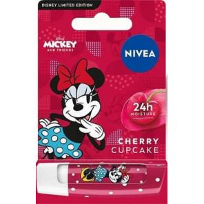 Nivea Minnie Mouse Cherry Cupcake, pielęgnująca pomadka do ust, 4,8 g - zdjęcie produktu