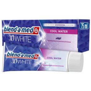 Blend-a-Med 3D White Cool Water, pasta do zębów, 75 ml - zdjęcie produktu