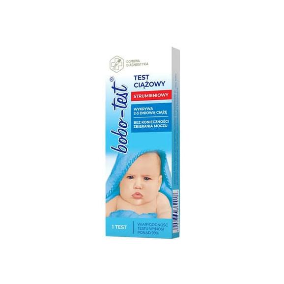 Domowa Diagnostyka Bobo-test, test ciążowy, strumieniowy, 1 szt. - zdjęcie produktu