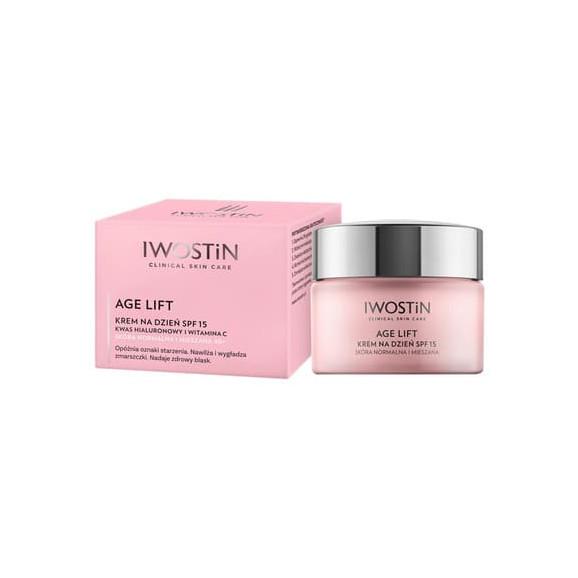 Iwostin Age Lift, krem na dzień, skóra normalna i mieszana, SPF 15, 50 ml Iwostin Age Lift, krem na dzień, skóra normalna i mieszana, SPF 15, 50 ml - zdjęcie produktu