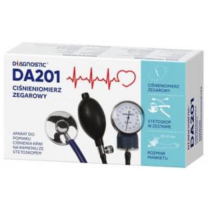 Diagnostic, ciśnieniomierz manualny zegarowy naramienny ze stetoskopem DA201, 1 szt. - zdjęcie produktu