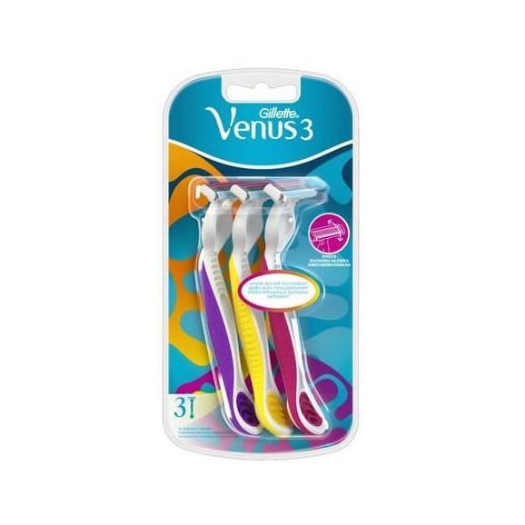 Gillette Venus 3, jednorazowe maszynki do golenia, 3 szt. - zdjęcie produktu