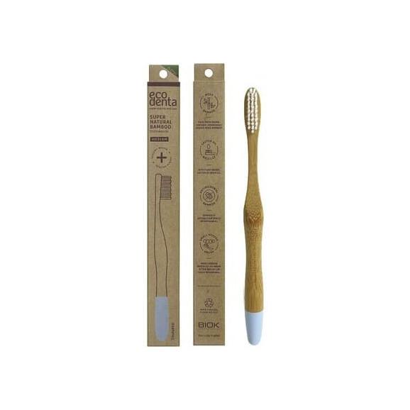 Ecodenta, bambusowa szczoteczka do zębów, Medium, 1szt. - zdjęcie produktu