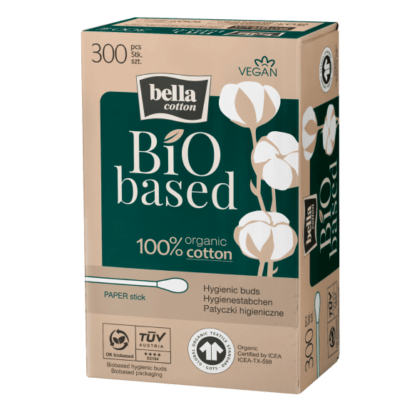 Patyczki papierowe Cotton BiO based, 300 szt. - zdjęcie produktu