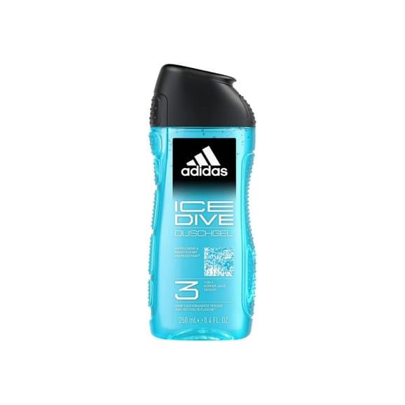 Adidas Ice Dive, żel do mycia dla mężczyzn 3w1, 250 ml - zdjęcie produktu