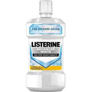 Listerine Advanced White, płyn do płukania jamy ustnej, 600 ml - zdjęcie produktu