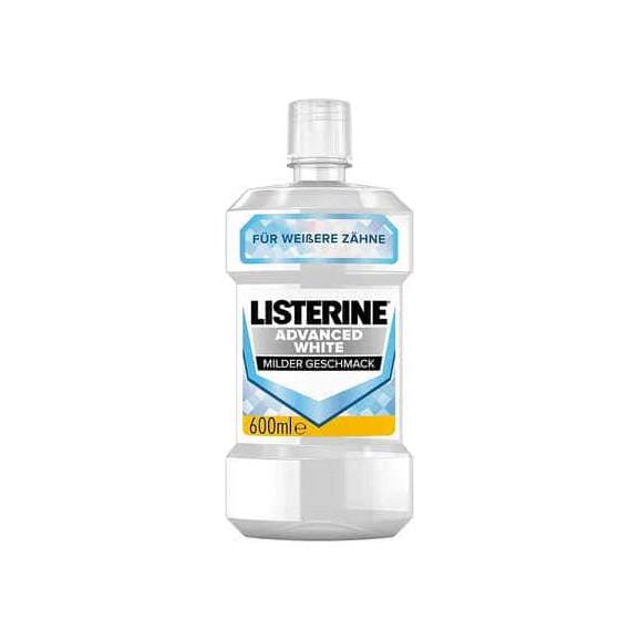 Listerine Advanced White, płyn do płukania jamy ustnej, 600 ml - zdjęcie produktu