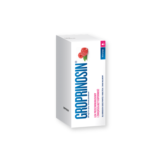 Groprinosin, 50 mg/ml, syrop, 150 ml, KRÓTKA DATA - [30.06.2024] - zdjęcie produktu