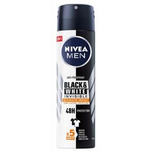Nivea Men Black & White Invisible Ultimate Impact, antiperspirant, spray, 150 ml - zdjęcie produktu