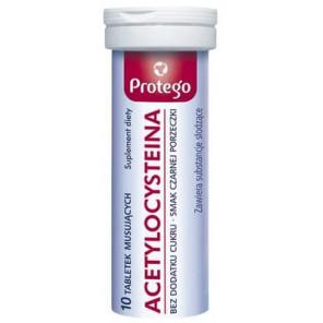 Protego Acetylocysteina, tabletki musujące, 10 szt. - zdjęcie produktu