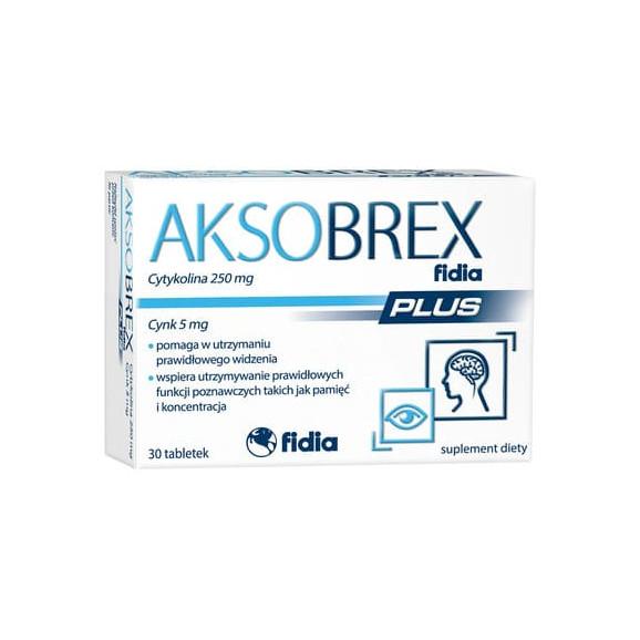 Aksobrex Fidia Plus, tabletki, 30 szt. - zdjęcie produktu