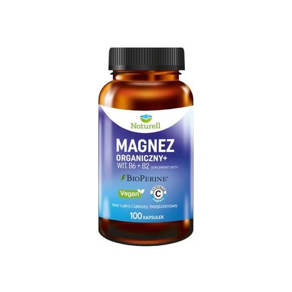 Naturell Magnez Organiczny+, kapsułki, 100 szt. - zdjęcie produktu