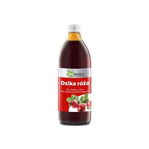 EkaMedica Dzika Róża, sok, 500 ml - zdjęcie produktu