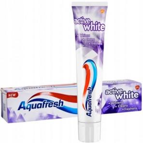 Aquafresh Active White, wybielająca pasta do zębów, 100 ml - zdjęcie produktu