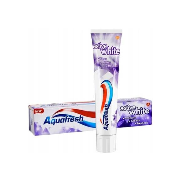 Aquafresh Active White, wybielająca pasta do zębów, 100 ml - zdjęcie produktu