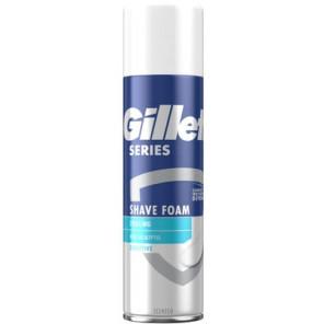 Gillette Series Sensitive Coolning, pianka do golenia, 250 ml - zdjęcie produktu