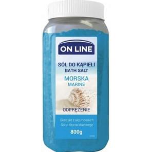 On Line, sól do kąpieli, morska, 800 g - zdjęcie produktu