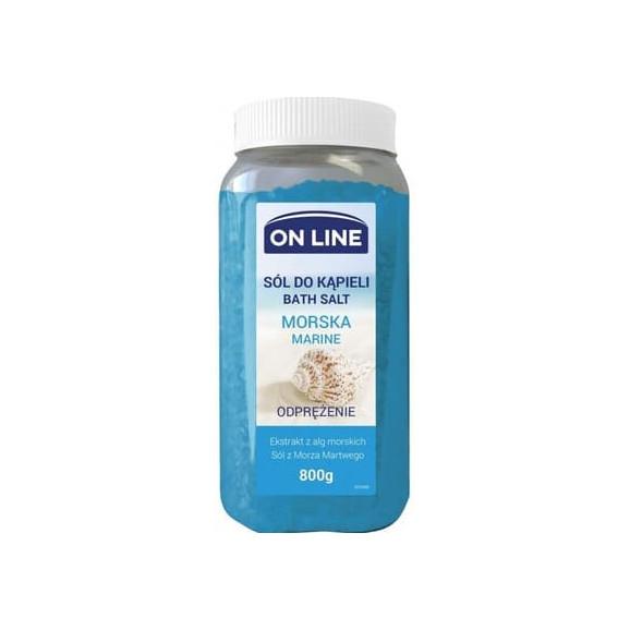 On Line, sól do kąpieli, morska, 800 g - zdjęcie produktu