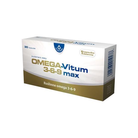 Oleofarm Omega-Vitum 3-6-9 max, kapsułki, 30 szt. - zdjęcie produktu