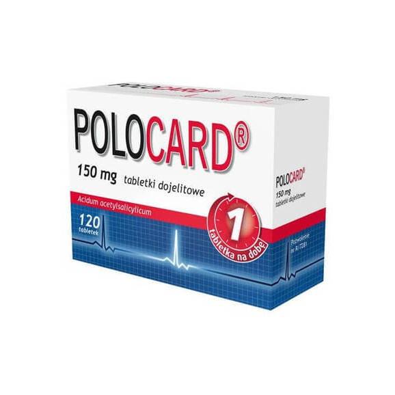 Polocard, 150 mg, tabletki dojelitowe, 120 szt. - zdjęcie produktu
