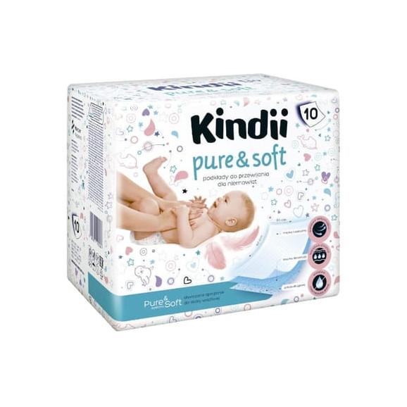 Cleanic Kindii Pure & Soft, podkłady dla niemowląt, 10 szt. - zdjęcie produktu