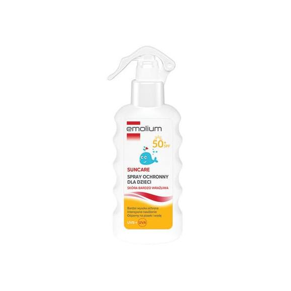 Emolium Suncare, spray ochronny dla dzieci od 1 roku życia, SPF 50+, 175 ml - zdjęcie produktu