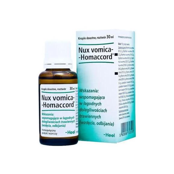 Heel Nux Vomica-Homaccord, krople doustne, 30 ml Heel Nux Vomica-Homaccord, krople doustne, 30 ml - zdjęcie produktu