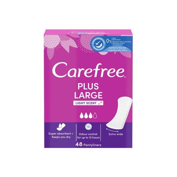 Carefree Plus Large Light, wkładki higieniczne, 48 szt. - zdjęcie produktu