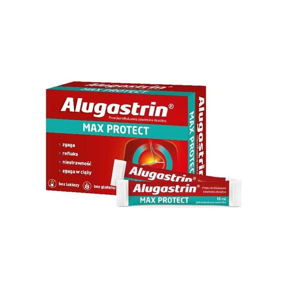 Alugastrin Max Protect, zawiesina doustna, saszetki, 10 szt. - zdjęcie produktu