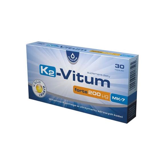 K2-Vitum forte 200 mg, kapsułki, 30 szt. - zdjęcie produktu