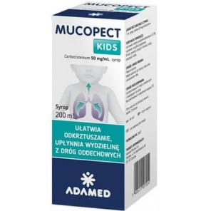 Mucopect Kids 50 mg/ ml, syrop dla dzieci, 200 ml - zdjęcie produktu