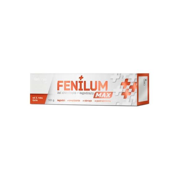 Heltiso Care Fenilium Max, żel chłodząco-łagodzący, 50 g Heltiso Care Fenilium Max, żel chłodząco-łagodzący, 50 g - zdjęcie produktu