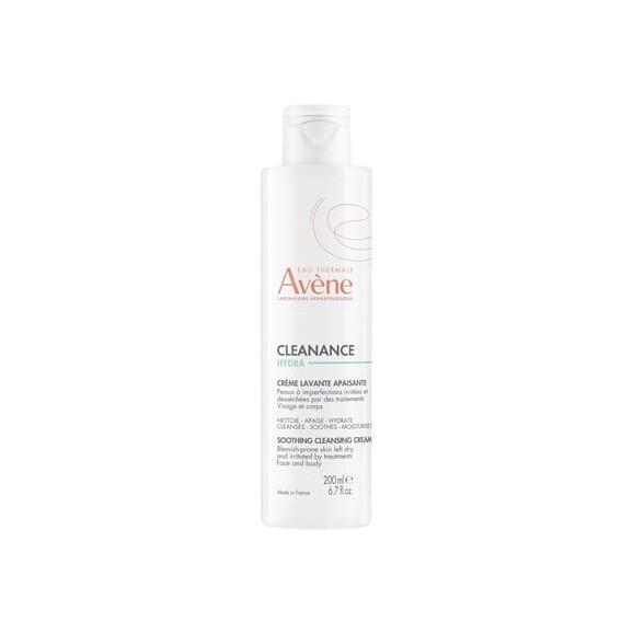 Avene Eau Thermal Cleanance Hydra, łagodzący krem oczyszczający, 200 ml Avene Eau Thermal Cleanance Hydra, łagodzący krem oczyszczający, 200 ml - zdjęcie produktu