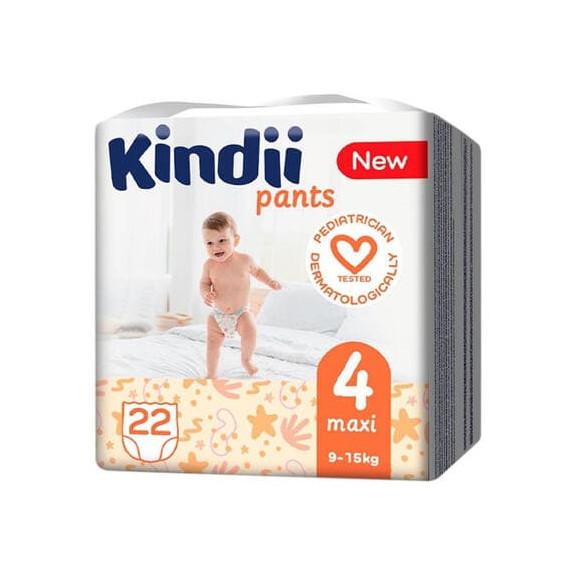 Cleanic Kindii Pants, pieluchomajtki 4 Maxi, 9-15 kg, 22 szt. - zdjęcie produktu