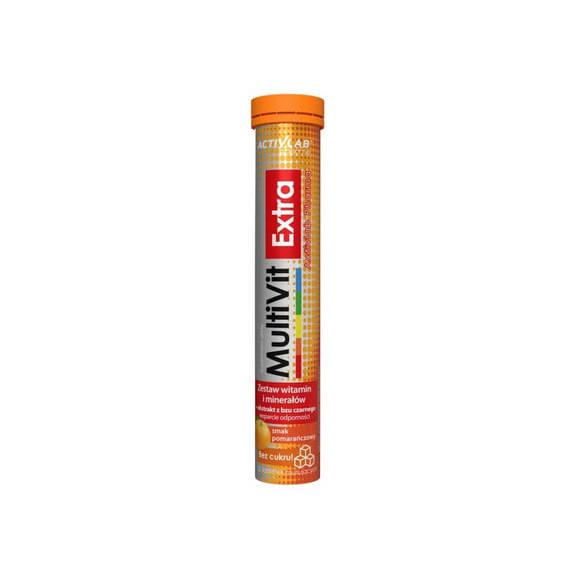 ActivLab Pharma MultiVit Extra, smak pomarańczowy, tabletki musujące, 20 szt. - zdjęcie produktu