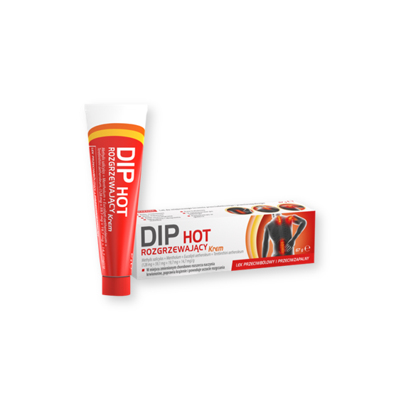 Dip Hot Rozgrzewający, krem, 67 g Dip Hot Rozgrzewający, krem, 67 g - zdjęcie produktu