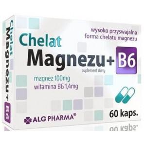 Alg Pharma Chelat Magnezu + B6, kapsułki, 60 szt. - zdjęcie produktu