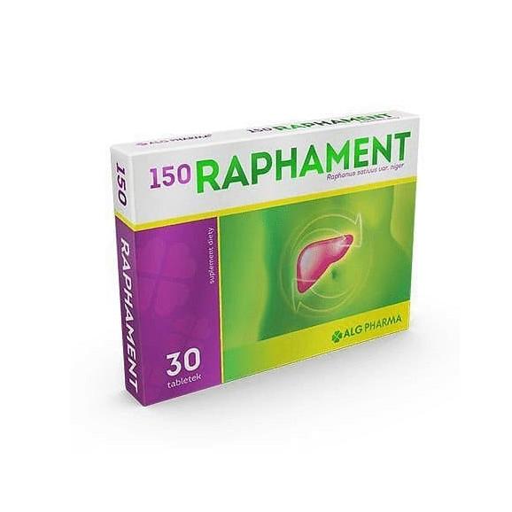 Raphament 150, tabletki, 30 szt. Raphament 150, tabletki, 30 szt. - zdjęcie produktu