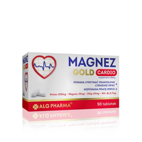 Magnez Gold Cardio, tabletki, 50 szt. Magnez Gold Cardio, tabletki, 50 szt. - zdjęcie produktu