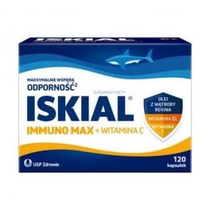 Iskial Immuno Max + Witamina C, kapsułki, 120 szt., KRÓTKA DATA - [01.07.2024] - zdjęcie produktu