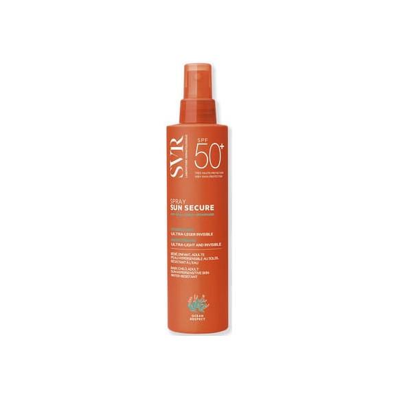 SVR Sun Secure, mleczna mgiełka ochronna, SPF 50+, spray, 200 ml - zdjęcie produktu