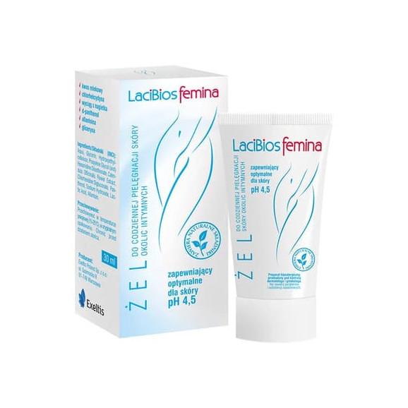 Lacibios Femina, żel do codziennej pielęgnacji okolic intymnych, 30 ml - zdjęcie produktu