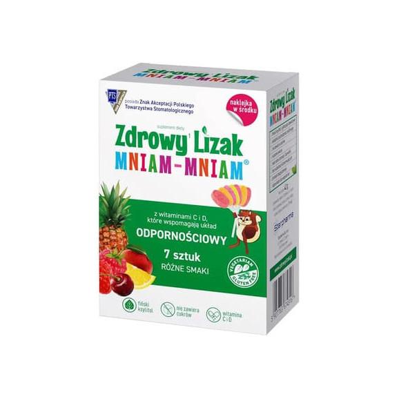 Zdrowy Lizak Mniam-mniam, na odporność, różne smaki, 7 szt. - zdjęcie produktu