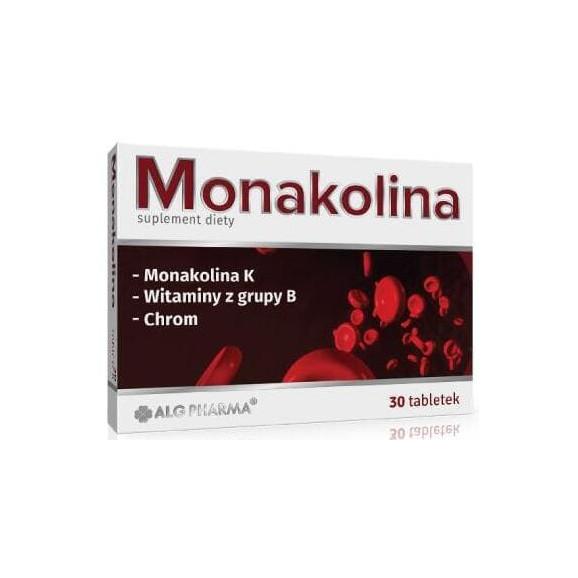 Monakolina, tabletki, 30 szt. - zdjęcie produktu