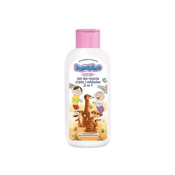 Bambino Dzieciaki, żel do mycia ciała i włosów 2w1, Bolek i Lolek i Surykatki, 400 ml - zdjęcie produktu